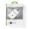 ALIMENTATORE USB NEDIS WCHAU212AWT OUTPUT 2.1 A COLORE BIANCO